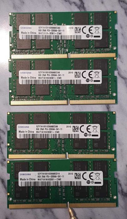 Memorie 16GB DDR4 3200 laptop sodimm, 2 x 8GB DDR4 3200