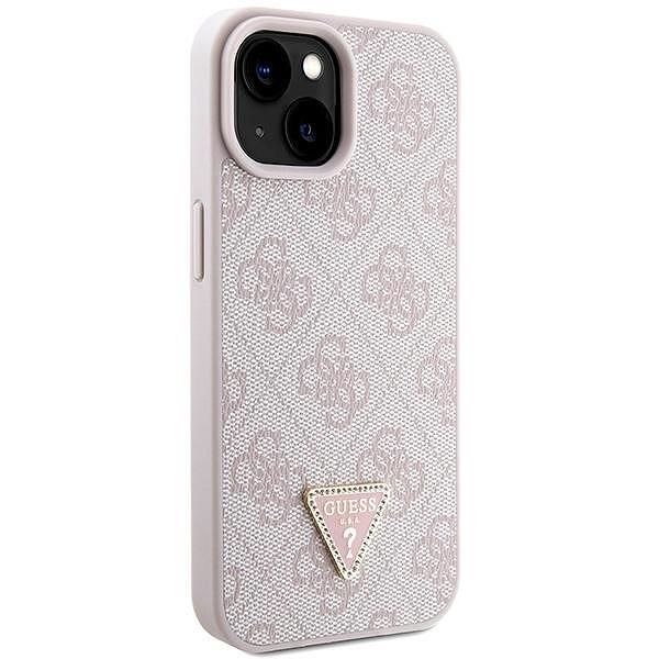 Guess guhcp15sp4tdscpp iphone 15 / 14 / 13 6.1" pink hardcase crossbod