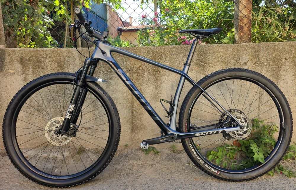 Scott scale 925 Карбонов 29цола L размер 1x12 XT  Fox 32 Boost XC велосипед Перфектен