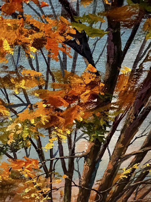 Картина маслом Осень