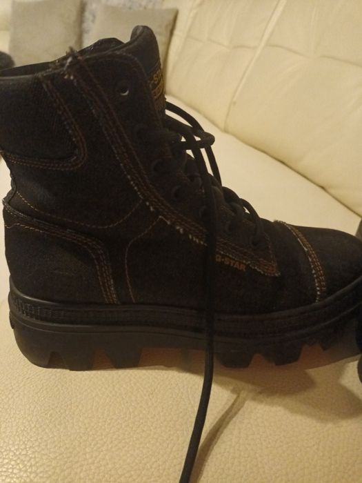 Боти g-star 37 тъмно сини денимкъм черно