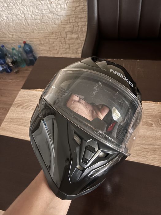 Cască moto Nexo – Negru, stare  bună