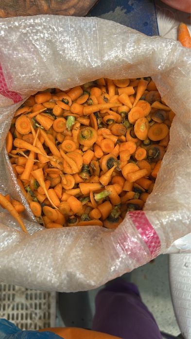 Морковные отходы