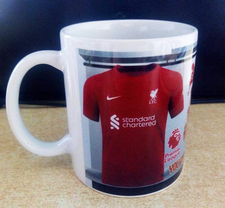 Футболна Чаша на ЛИВЪРПУЛ с име и номер сезон 25/26!Чаша FC LIVERPOOL!