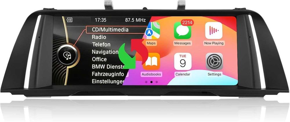 Мултимедия за BMW 5 серия F10 Android екран дисплей Андроид навигация