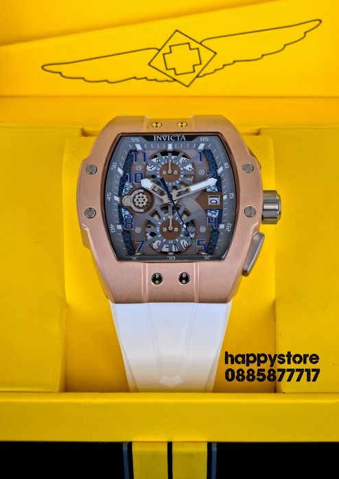 INVICTA Racing Strada Rose Gold 47 mm, Инвикта нов ръчен часовник