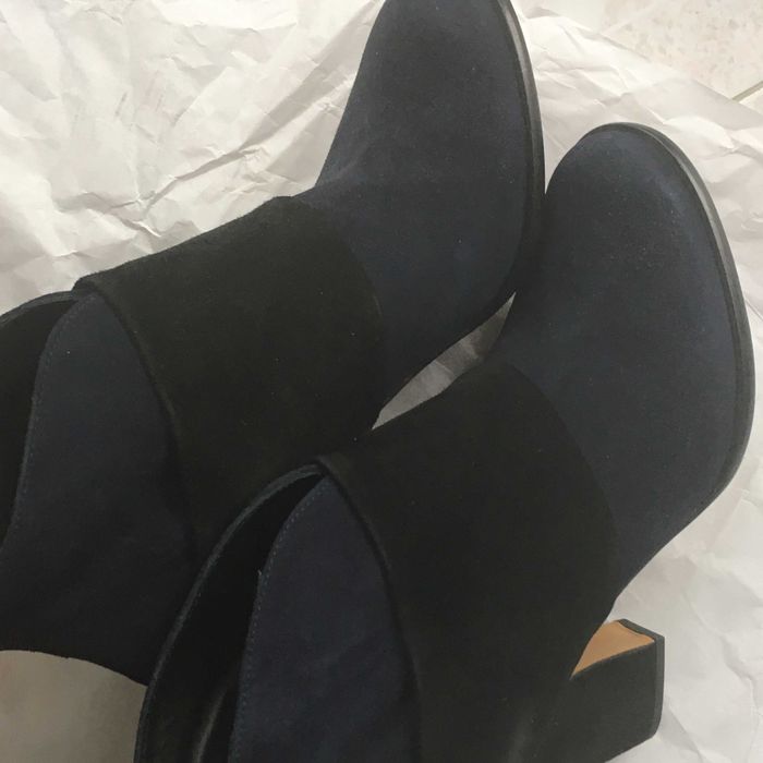 Дамски обувки  - боти естествен велур АUEDLY 39