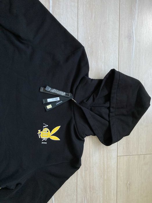 НОВ ОРИГИНАЛЕН Amiri Playboy Cover Bunny Hoodie суитчър суичър XL