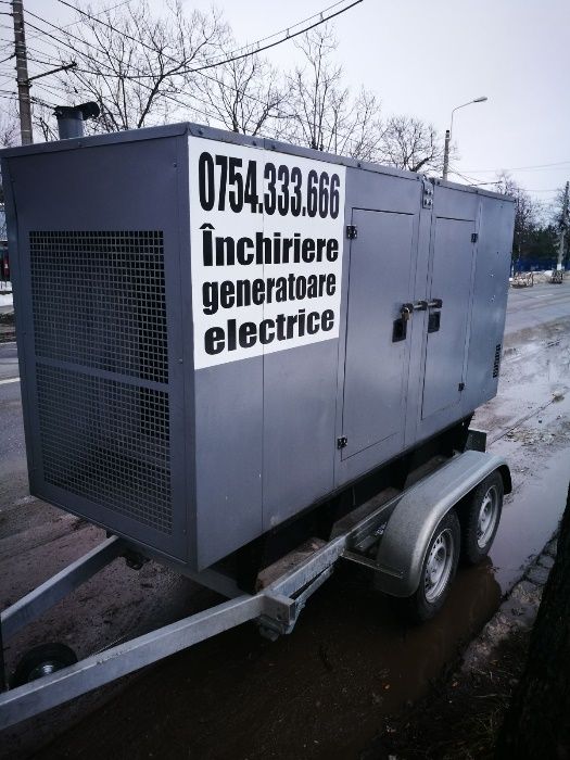 Inchiriere generator (grup electrogen) 100KVA (putere 80Kw) trifazic