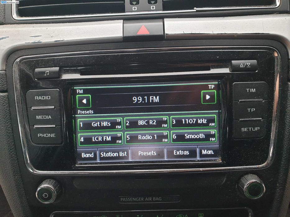 Radio CD Player Unitate Display BOLERO MP3 Skoda Octavia 2 2008 - 2013 [K9124]