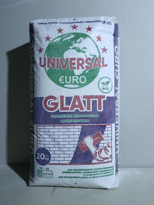 Шпатлёвка сфатли Германия техналогияси асосида ишлаб чикарилади