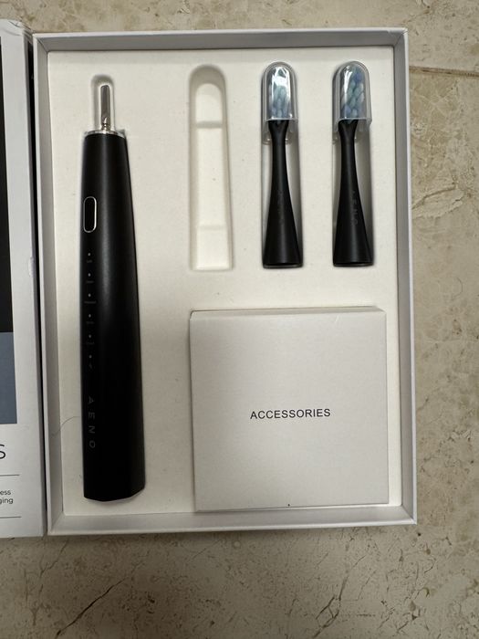 Periuță de dinți electrică AENO - DB2S, 2rezerve, neagră+CUTII CU RE