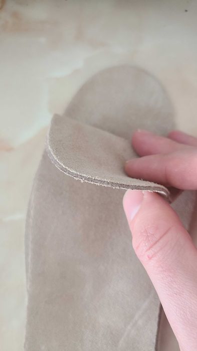 Двулицеви дишащи стелки за обувки естествена кожа до No46 29см унисекс