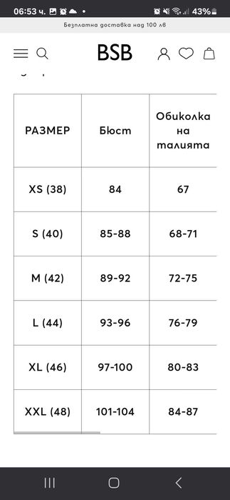 Бяло палто BSB с качулка