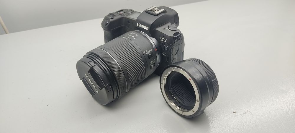 Фотик Canon eos r, объектив, стабилизатор