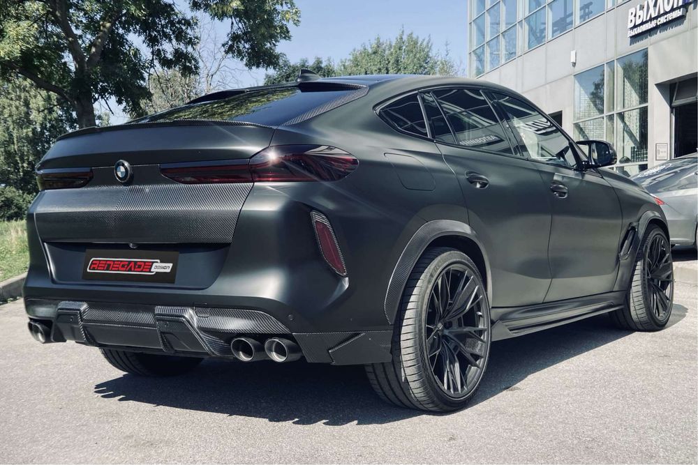 Prelungiri coltare bara spate carbon BMW X6M F96 X5M F95