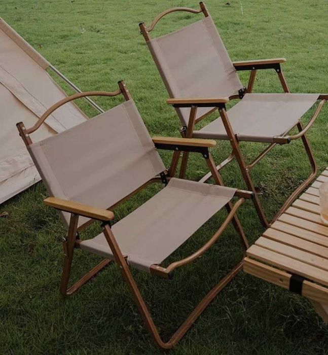 Къмпинг комплект за четирима + Голям цветен хамак с  цветни шарки