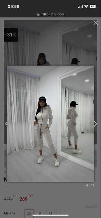 Compleu millionete xs/s