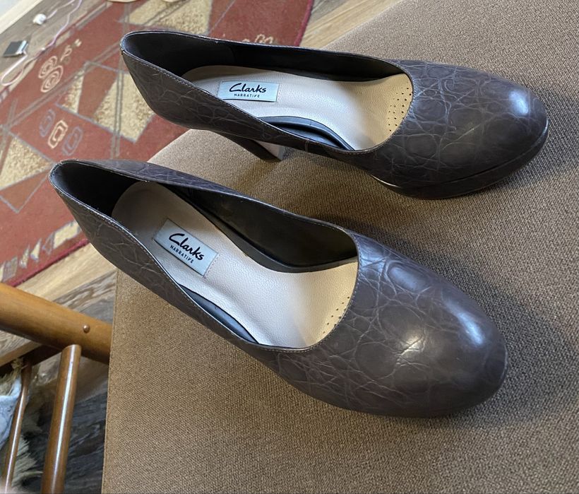 Туфли Clarks разм40. Натуральна кожа