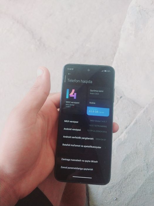 Redmi  10 2022 karobka document yuq garantiya beriladi