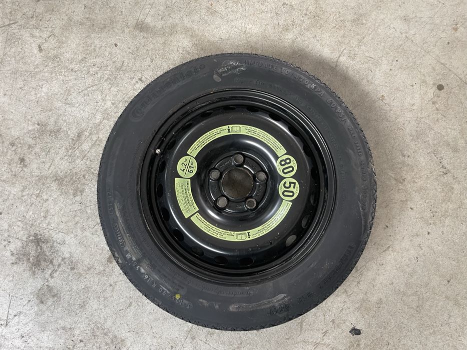 Roata rezerva slima 5 x 120 Audi / VW / Mercedes 125/90/R16 125/70/R19