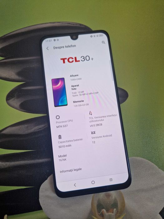 TCL 30 Plus - 128GB - 4 + 4GB ram