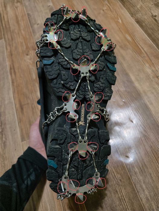 Шипы на обувь 45-49 р.