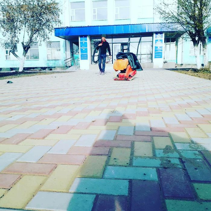 Укладка брусчатка Бардюр