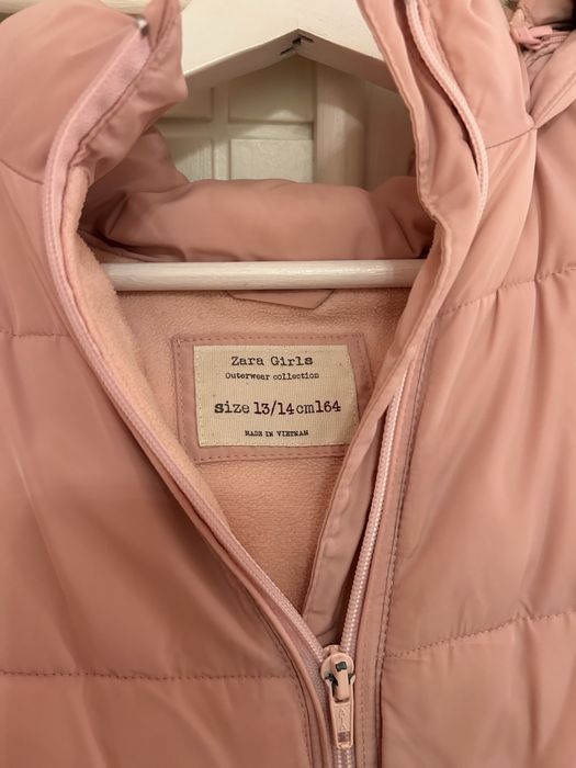 Зимно розово яке Zara