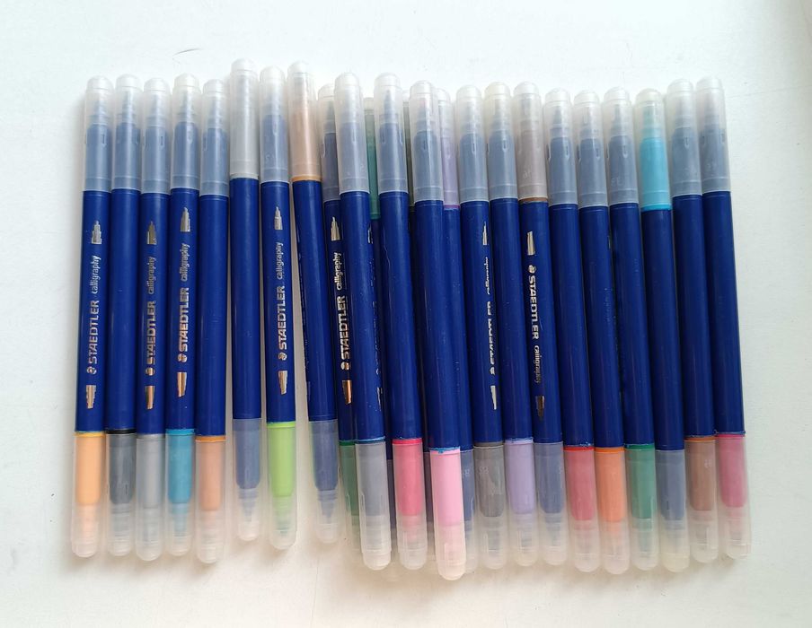 Фломастеры для каллиграфии, двухсторонние, STAEDTLER