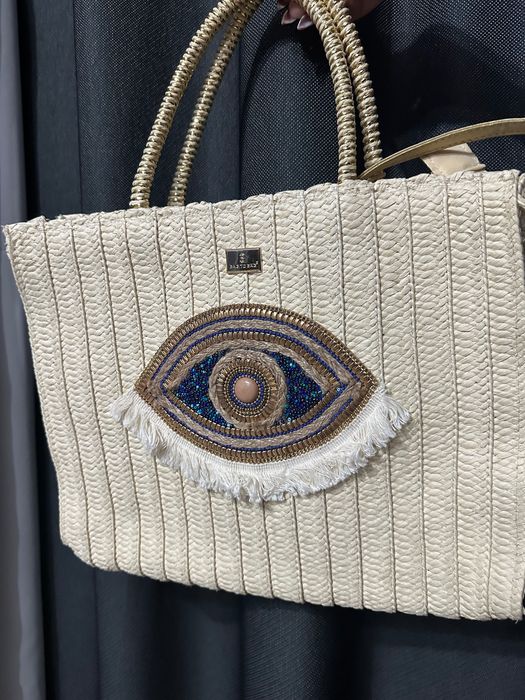 Плетена чанта с око - Bagtobag