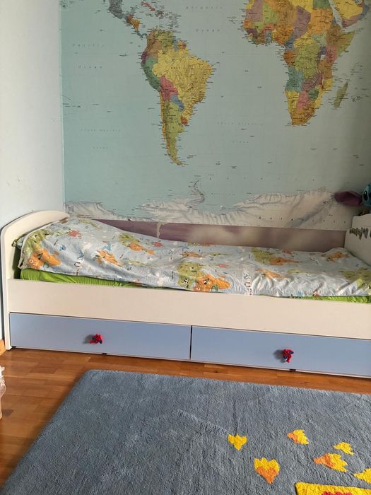 Трансформираща бебешка кошара Dizain Baby Ниа 65/160 подвижна решетка