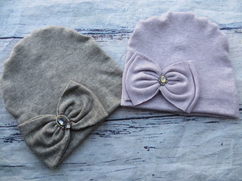 Set cașmir, căciulă/turban și fular