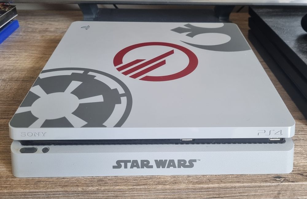 Star wars battlefron 2 ps4 limited edition playstation 4 slim 1tb