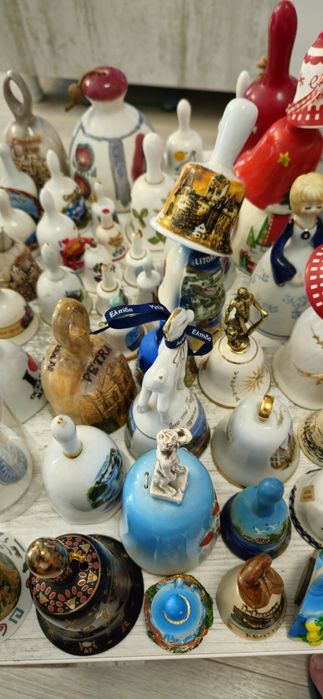 VĂND/SCHIMB colectie clopotei ornamentali+turistici ceramici. 8 poze