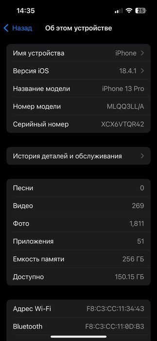 Айфон 13 про 256