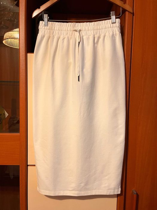 Fusta Mazine Harmony din bumbac crem
