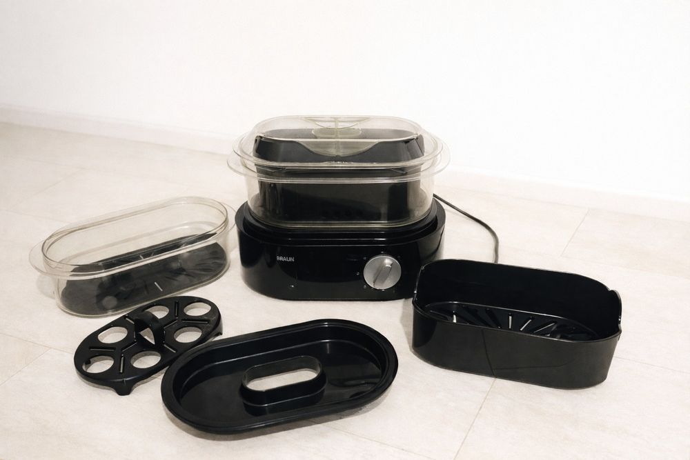 Aparat de gatit la aburi fara BPA ideal pentru bebelusi