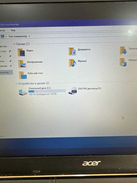 Ноутбук Acer intel Celeron N3060/ 4GB/ SSD 128GB