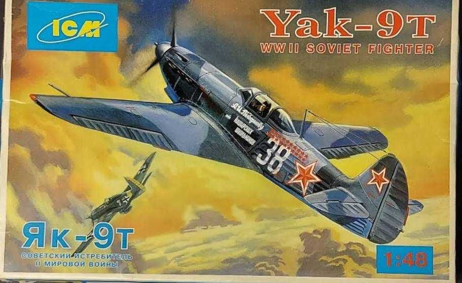 Сборная модель самолета Як-9Т (ICM, 1/48)