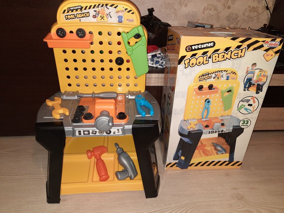 Trusa de scule/banc de lucru pt copii