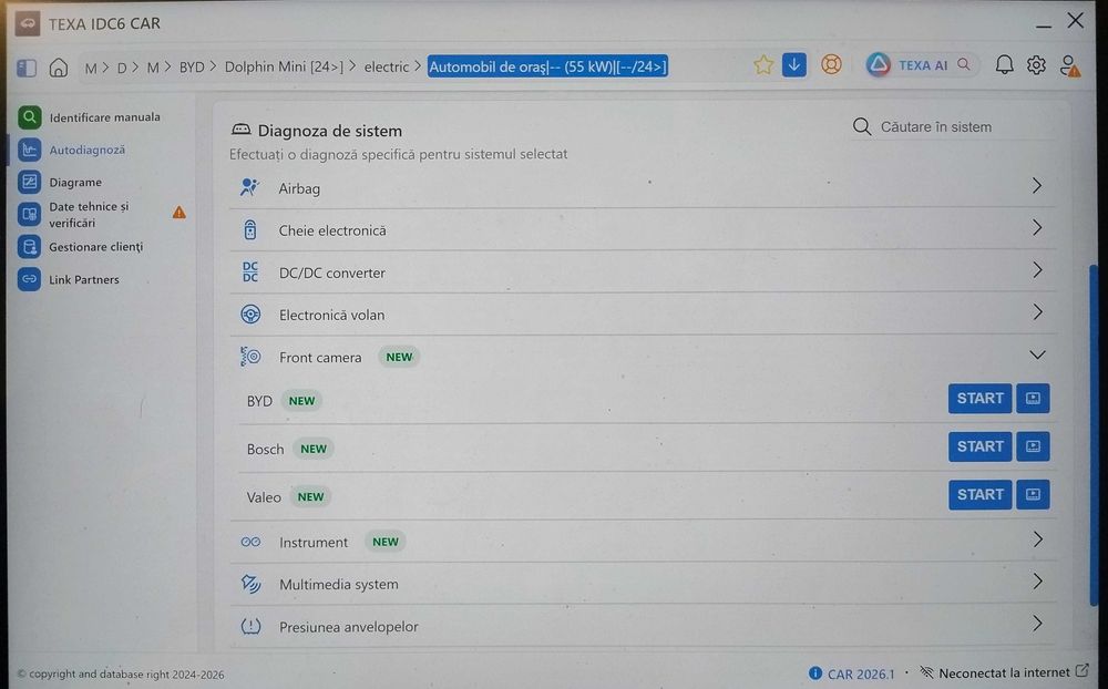 Diagnoza tester TEXA MULTIHUB autoturisme, camioane, utilaje, remorci