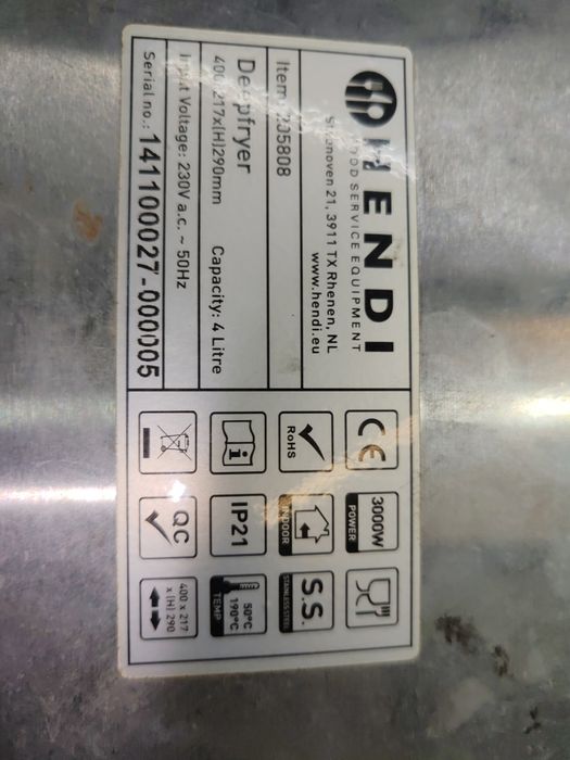 Friteuza electrics professional 4 litri