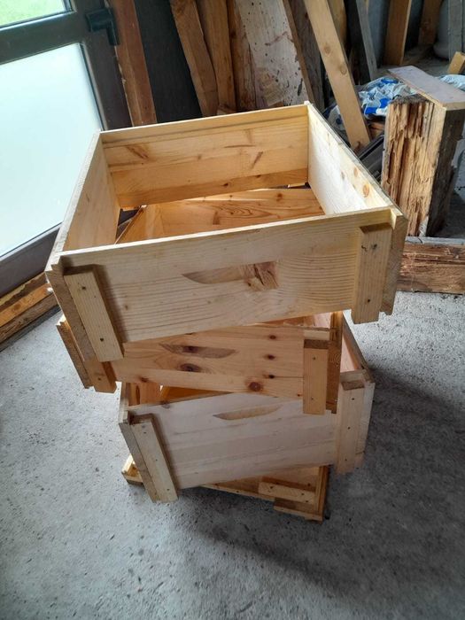 Lazi familii albine, pe 12 rame in pat rece.