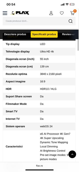 Vand Televizor Smart TV LG 4K ultra  fac si schimburi