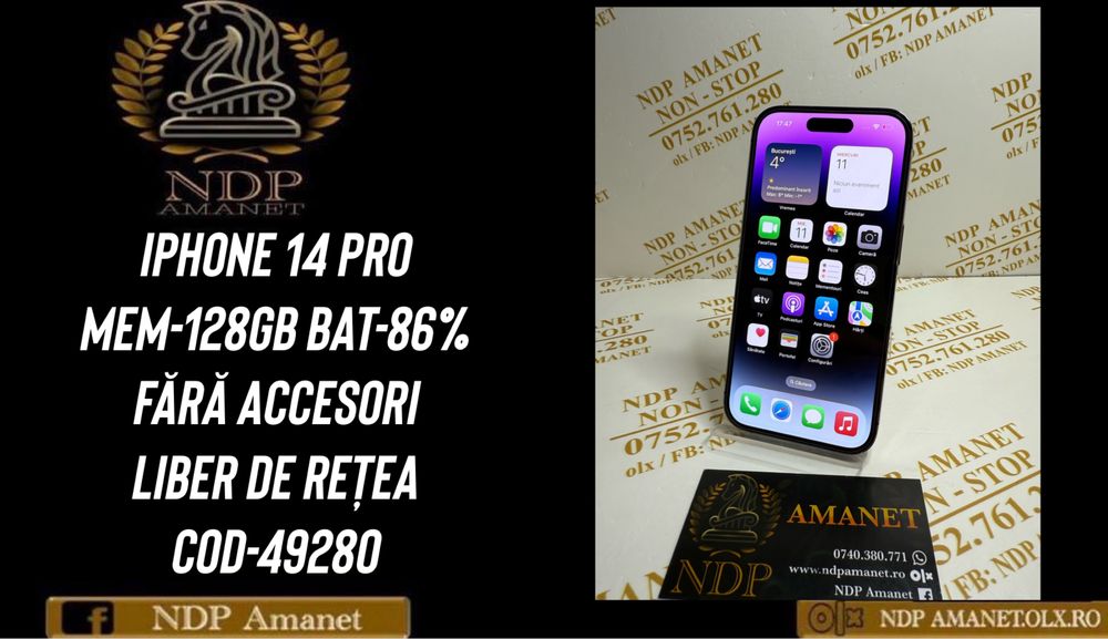 NDP Amanet Braila Iphone 14 Pro (49280)