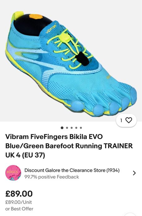 Боси обувки VIBRAM FIVE FINGERS .Номер 39