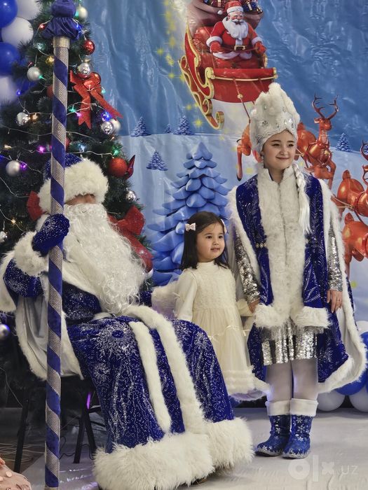 Комплект костюмов Дед мороза и Снегурочки