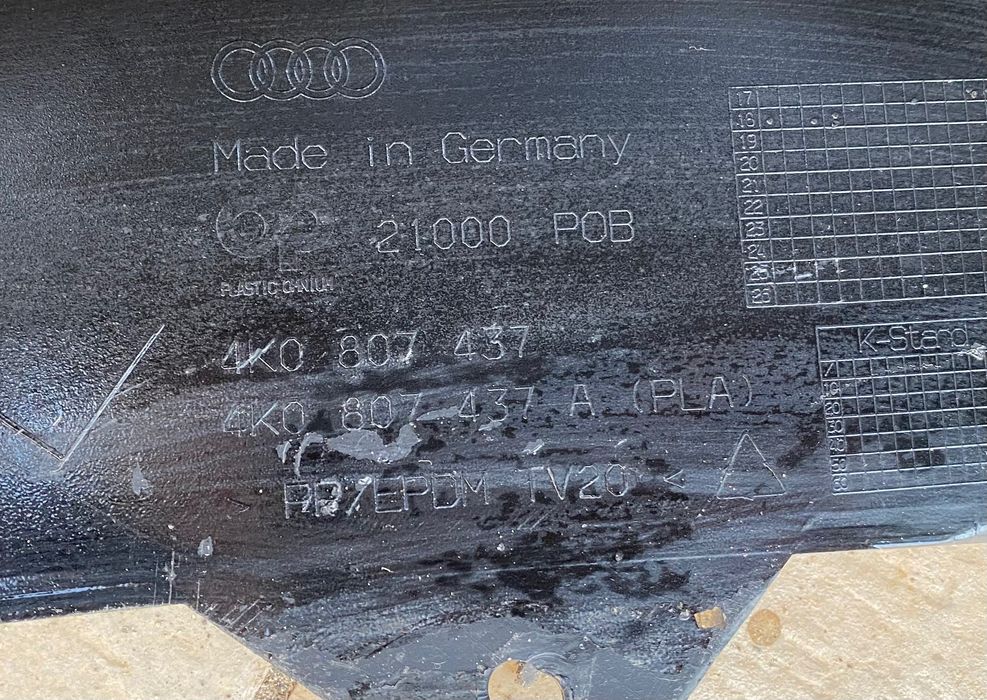 Броня предни и решетки брони S-Line за Ауди А6 Audi A6 C8 4K