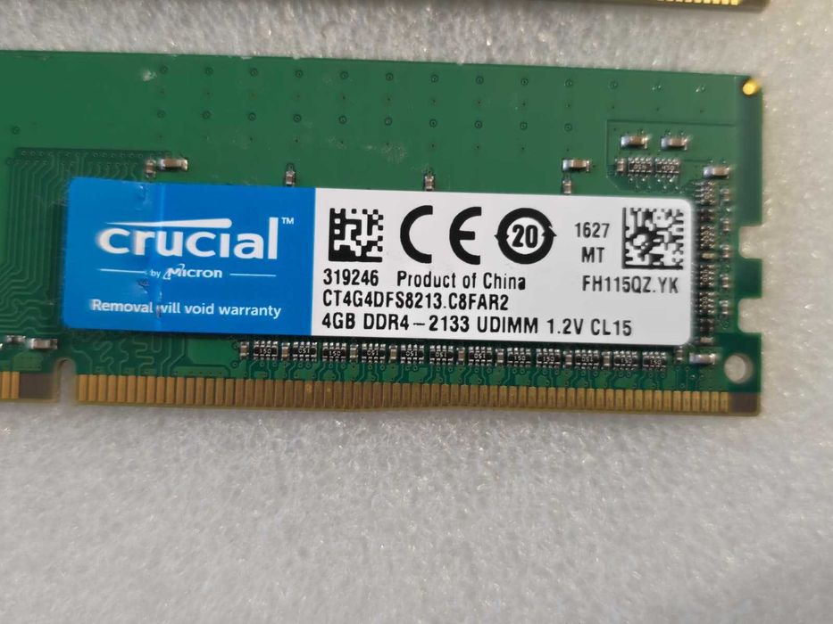 Kit Memorie RAM Crucial 8GB (2x4GB) DDR4 2133MHz CL15 UDIMM 1.2V CT4G4DFS8213